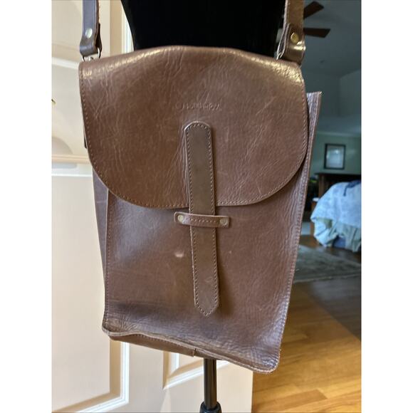 Balibetov Matera Bag Brown Leather Handcrafted Argentina strap Yurba Large - Picture 15 of 16